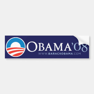 Vintage Obama 2008 Bildekal