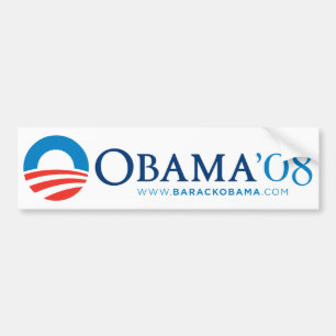 Vintage Obama 2008 Bildekal