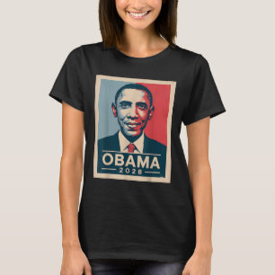 Vintage Obama 2028 Förnuftigt politiskt patriotisk T Shirt
