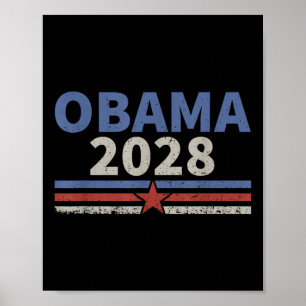 Vintage Obama 2028 Obama till president 2028 Retro Poster