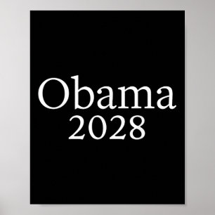 Vintage Obama Till president 2028 Obama 2028 Poster