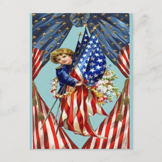 Vintage oberoende och frihet, ZSSG Vykort (Framsida)