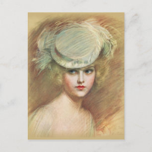 Vintage och antika Modeer, hattar, flapper Vykort