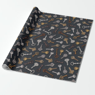Vintage och antika Nycklar Presentpapper