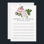 Vintage  och Burgundy Blommigt Möhippa Adress Rådkort<br><div class="desc">Vintage  rosa och möhippa för burgundi ro för kort som ska fyllas med elfenbensvita accenter.</div>