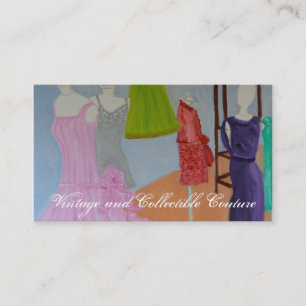 Vintage och Collectible Couture Visitkort