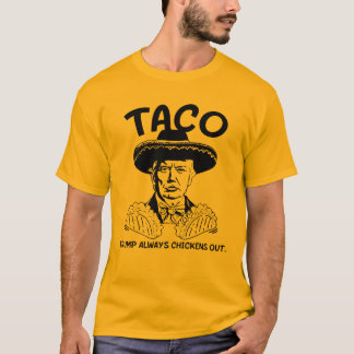 Vintage och lustigt Taco Trump: Knickerar alltid u T Shirt