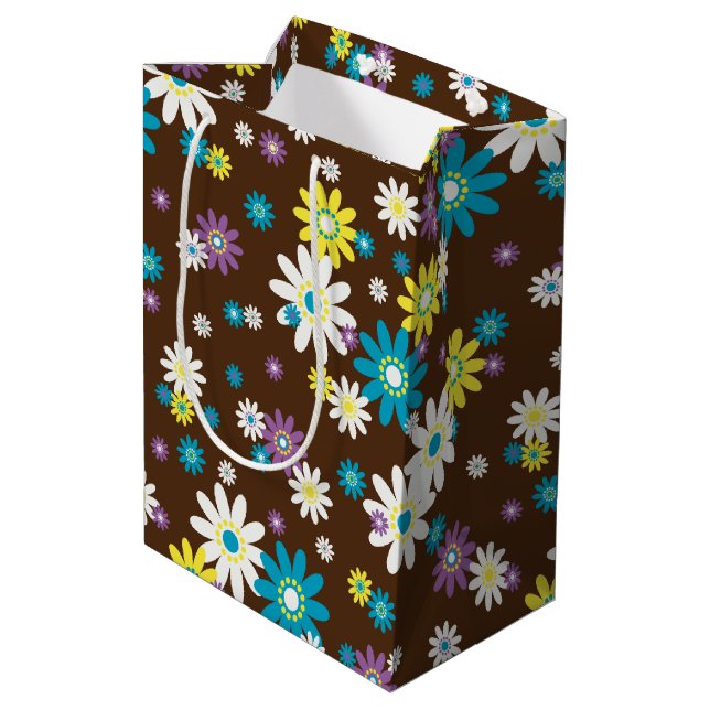 Vintage och mod 60s 70-tal presentväska (Baksidan Vinklad)