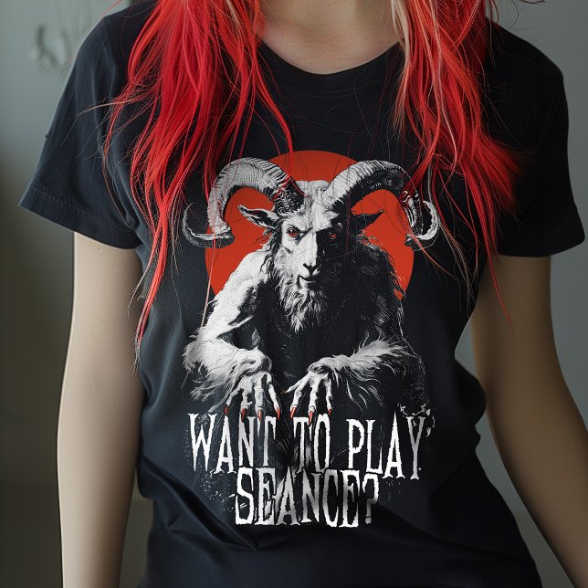 Vintage Ockult Gothic Baphomet Séance Skräck T Shirt (Skapare uppladdad)