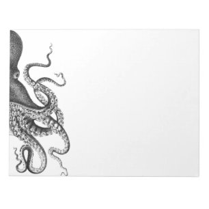 Vintage Octopus Anteckningsblock
