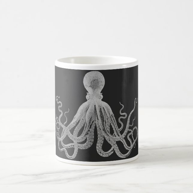 Vintage Octopus BW Mugg (Center)