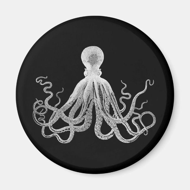Vintage Octopus Magnet (Framsidan)
