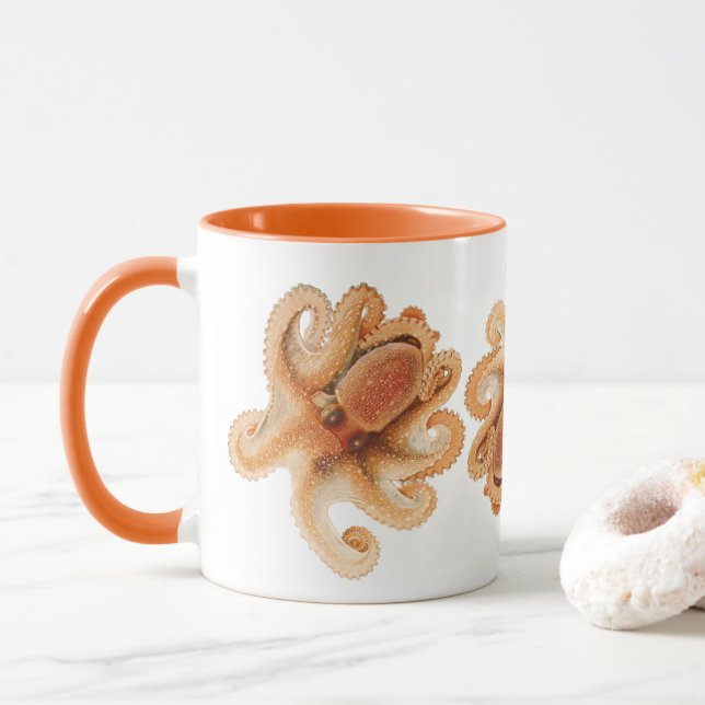 Vintage Octopus Salutii, marina vattenlevande djur Mugg (Med munk)