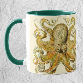Vintage Octopus Squid Gamochonia av Ernst Haeckel Mugg