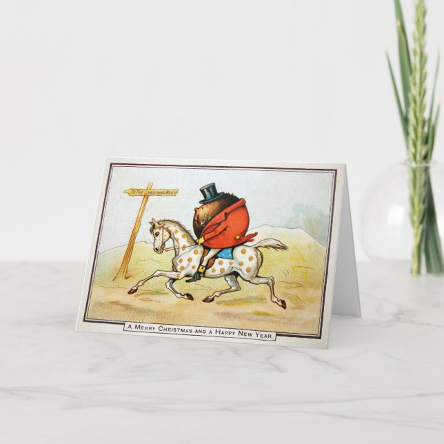 Vintage Odd-julkort Helgkort (Framsida)