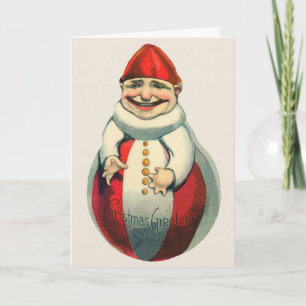 Vintage Odd Victorian-julkort Helgkort