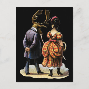 Vintage Odd Victorian Postcard Vykort