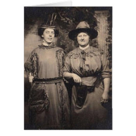 Vintage Odd Women Hälsningskort