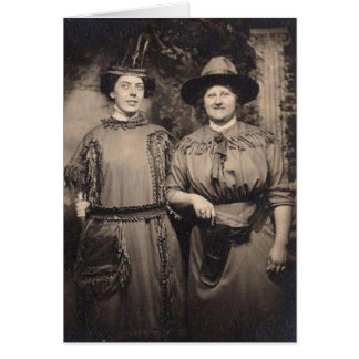 Vintage Odd Women Hälsningskort