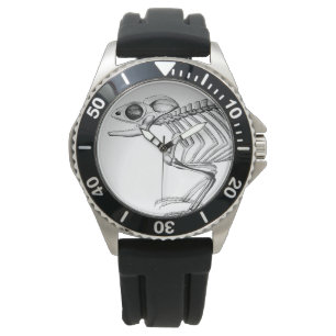 Vintage ödla skelett armbandsur