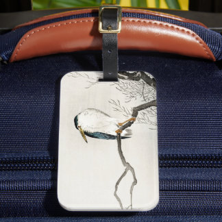 Vintage Ohara Koson Japanska fåglar Bagagebricka