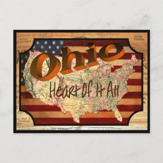 Vintage Ohio Gammalt vykort
