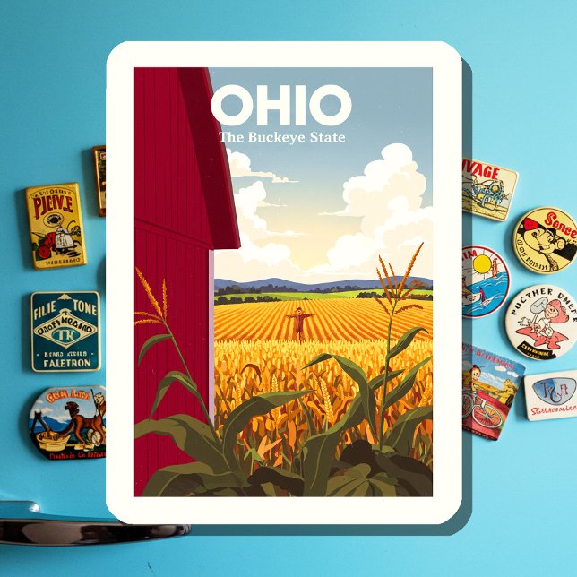 Vintage Ohio Magnet (Skapare uppladdad)