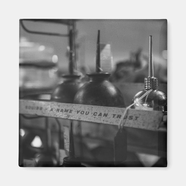 Vintage Oil Can Magnet (Framsidan)