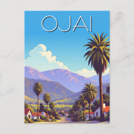 Vintage Ojai California Vykort