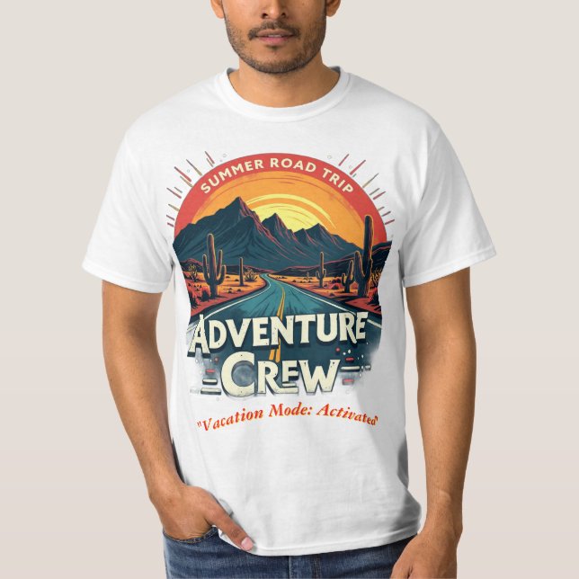 Vintage ökenkaktus t-shirt (Framsida)