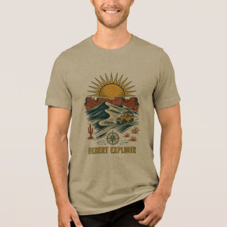 Vintage Ökenutforskare Äventyr Utomhus T Shirt