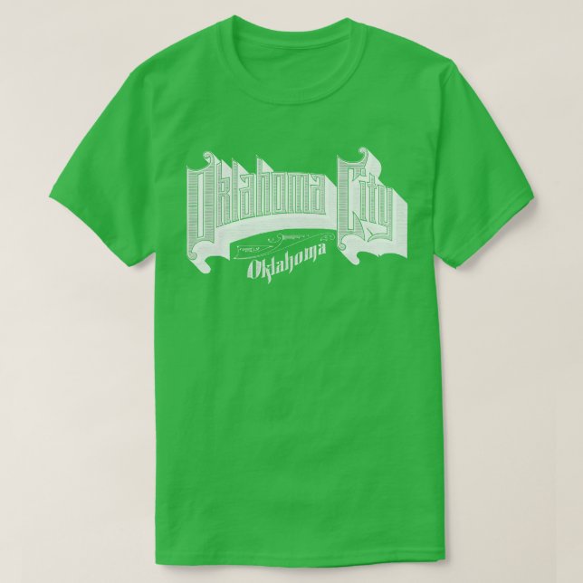 Vintage Oklahoma City OK T Shirt (Design framsida)
