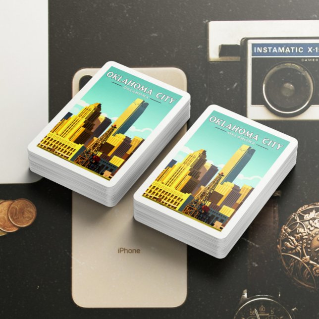 Vintage Oklahoma City Oklahoma Casinokort (Skapare uppladdad)