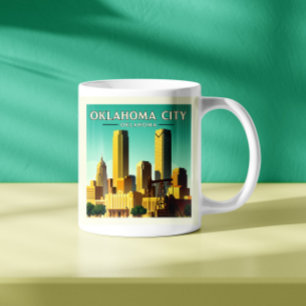 Vintage Oklahoma City Oklahoma Kaffemugg
