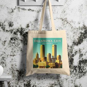 Vintage Oklahoma City Oklahoma Tygkasse