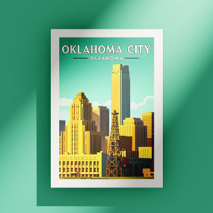 Vintage Oklahoma City Oklahoma Vykort
