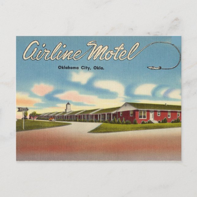 Vintage Oklahoma City, Oklahoma Vykort (Framsida)