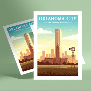 Vintage Oklahoma City Vykort