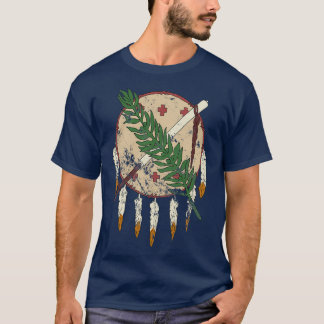 Vintage Oklahoma Flagga Theme T Shirt