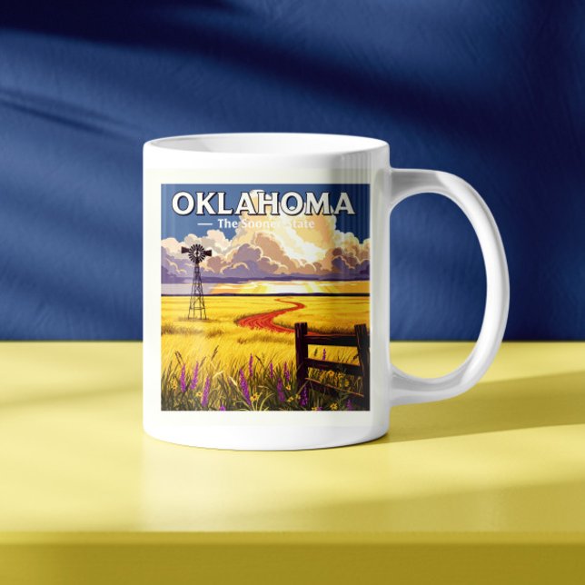 Vintage Oklahoma Kaffemugg (Skapare uppladdad)