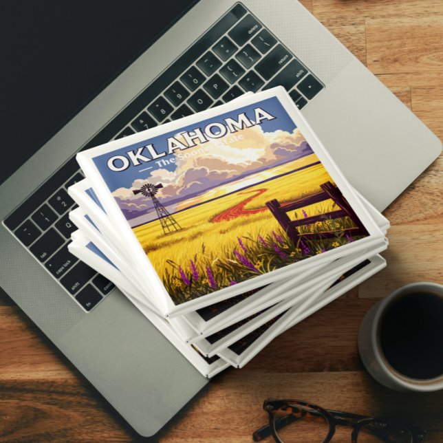 Vintage Oklahoma Magnet (Skapare uppladdad)