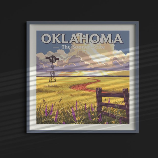 Vintage Oklahoma Poster (Skapare uppladdad)