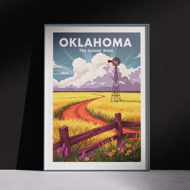 Vintage Oklahoma Poster (Skapare uppladdad)