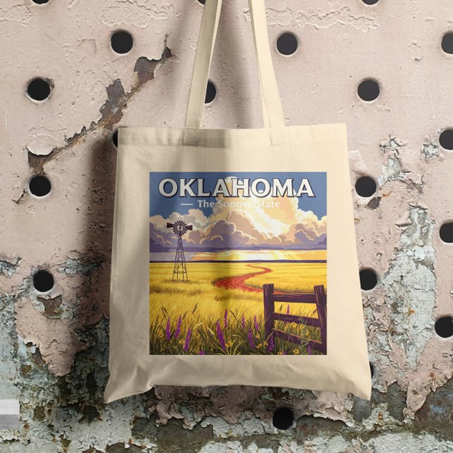 Vintage Oklahoma Tygkasse (Skapare uppladdad)