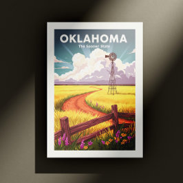 Vintage Oklahoma Vykort