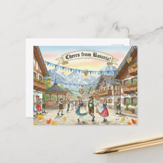 Vintage Oktoberfest - vykort