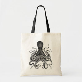 Vintage oktopus Tote Bag Tygkasse