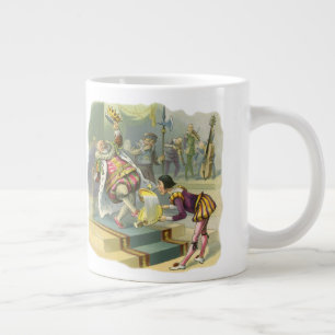 Vintage Old King Cole Barnkammarrim Dikt Sång Jumbo Mugg