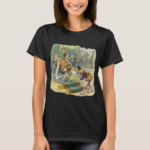 Vintage Old Kung Cole Nursery Rhyme Dikt Sång T-shirt