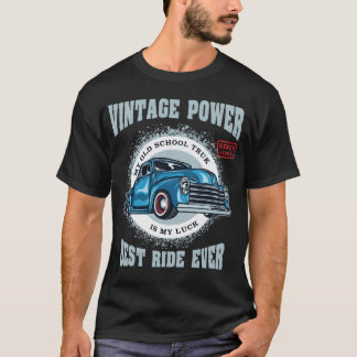 Vintage old truck friends t shirt